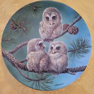 Bradford Exchange who's there Barred owls